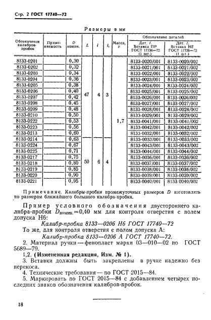 ГОСТ 17740-72