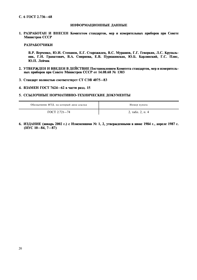 ГОСТ 2.736-68