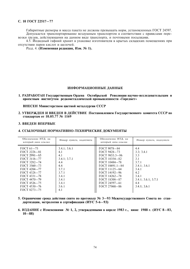ГОСТ 22517-77