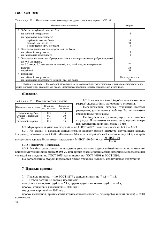 ГОСТ 5500-2001