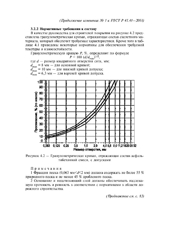 Изменение №1 к ГОСТ Р 41.41-2001
