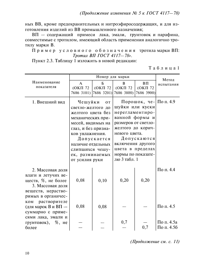 Изменение №5 к ГОСТ 4117-78